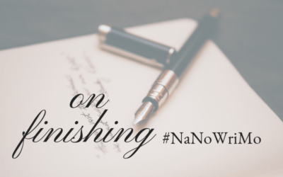 On Finishing #NaNoWriMo